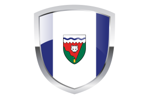 Clipart de la bandera nacional de los Territorios del Noroeste flag