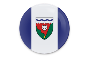 Arte vectorial de la bandera de los Territorios del Noroeste flag