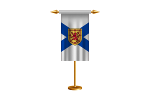 Nova Scotia Ceremonial Flag Vector Free flag