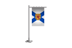 3d Nova Scotia Standing Flag flag