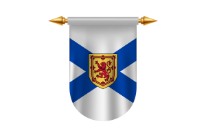 Nova Scotia Flag Emblem Vector Images flag