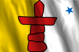 National Flag of Nunavut flag