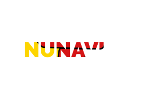 Nunavut Text Art flag
