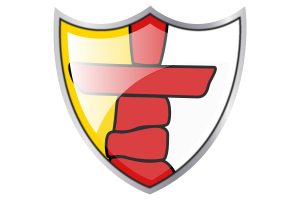 Shield with Flag of Nunavut flag