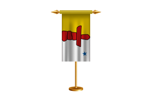 Nunavut Ceremonial Flag Vector Free flag