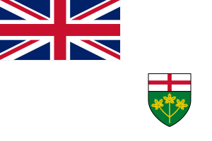 Emblem of Ontario flag