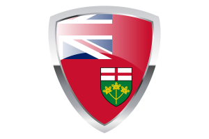 Ontario Shield Flag flag