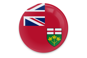 Ontario Flag Vector Art flag