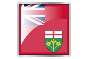 Ontario Flag Square icon flag