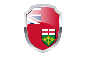Ontario Shield Logo flag