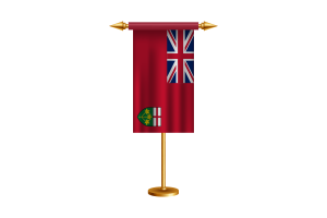 Ontario Ceremonial Flag Vector Free flag