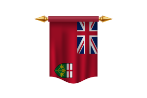 Ontario Flag Royal Banner flag