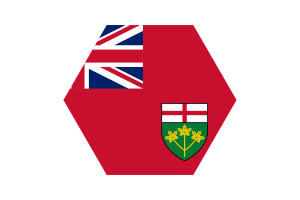 Ontario Flag Vector Free | SVG and PNG flag