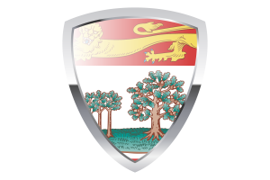 Prince Edward Island Shield Flag flag