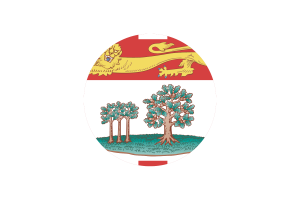 Prince Edward Island Flag Circle Vector Free flag