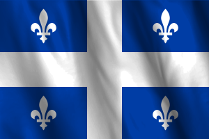 National Flag of Quebec flag
