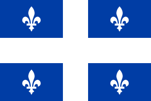 Emblem of Quebec flag