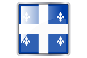 Quebec Flag Square icon flag