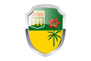 Saskatchewan Shield Logo flag