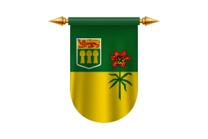 Saskatchewan Flag Emblem Vector Images flag