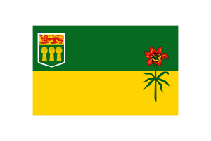 Saskatchewan Flag Vector Illustration flag