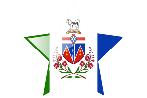 Yukon Flag Star Icon flag