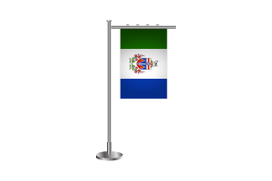 3d Yukon Standing Flag flag
