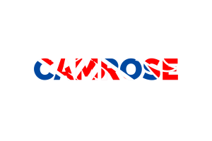 Camrose Text Art flag