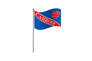 Waving Flag of Camrose flag