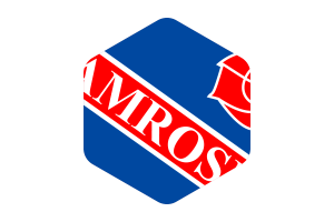 Camrose Flag Rounded Hexagon Shape flag