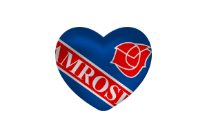  Love of Camrose Heart Shape flag