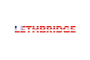 Lethbridge Text Art flag
