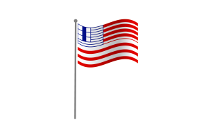 Waving Flag of Lethbridge flag