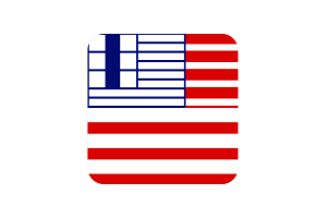 Lethbridge Flag Square Rounded Shape flag