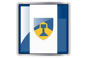 Dawson Creek Flag Square icon flag