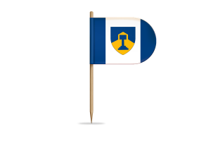 Dawson Creek Flag for Desk, Table flag
