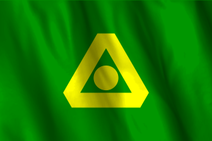 Nationalflagge von Delta flag