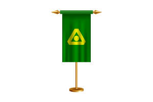 Delta-Zeremonialflagge Vektor kostenlos flag