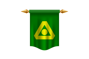 Delta-Flagge königliches Banner flag