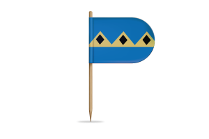 Fernie Flag for Desk, Table flag