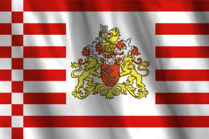 National Flag of Senate of Bremen flag