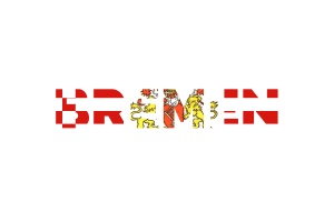 Senate of Bremen Text Art flag