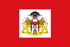 Flag of Senate of Hamburg flag