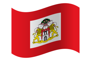 Senate of Hamburg Flag flag