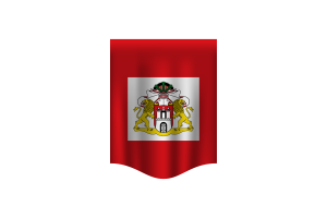 Senate of Hamburg Flag Banner flag