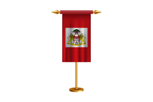 Senate of Hamburg Ceremonial Flag Vector Free flag