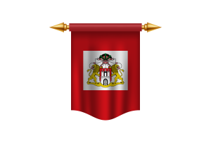 Senate of Hamburg Flag Royal Banner flag