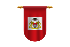 Senate of Hamburg Flag Emblem Vector Images flag
