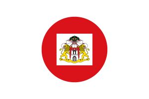Senate of Hamburg Flag Circle Vector Free flag