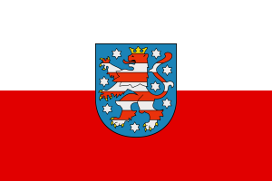 Flag of Thuringia flag